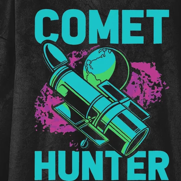 Comet Hunter I Astronomy Hooded Wearable Blanket