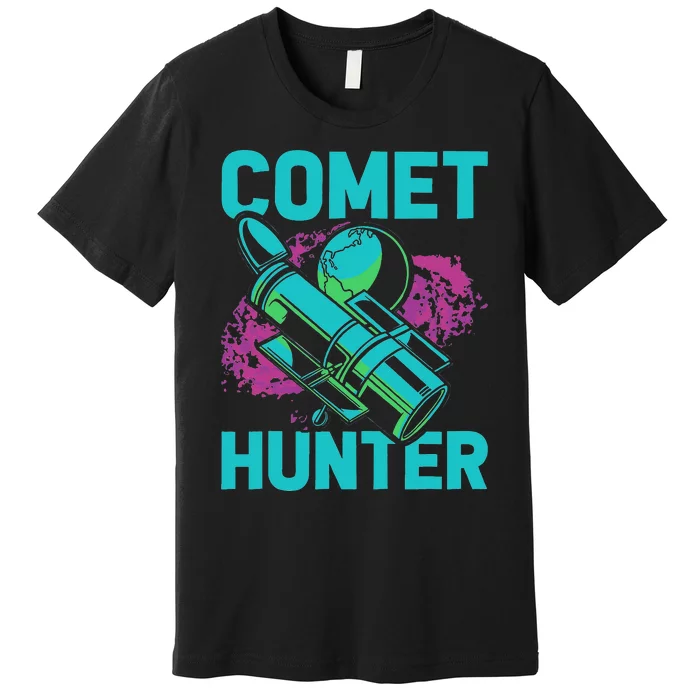 Comet Hunter I Astronomy Premium T-Shirt