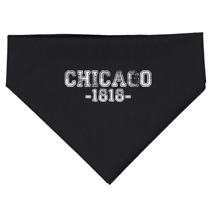 Chicago 1818 Retro USA-Made Doggie Bandana