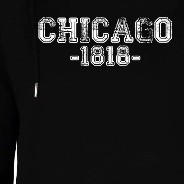 Chicago 1818 Retro Womens Funnel Neck Pullover Hood