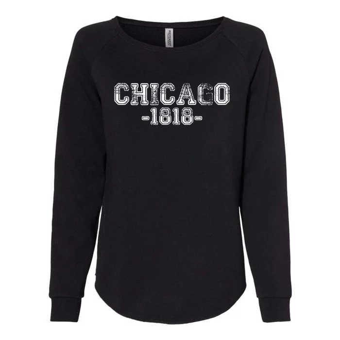 Chicago 1818 Retro Womens California Wash Sweatshirt