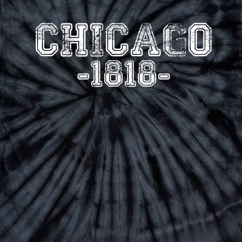 Chicago 1818 Retro Tie-Dye T-Shirt