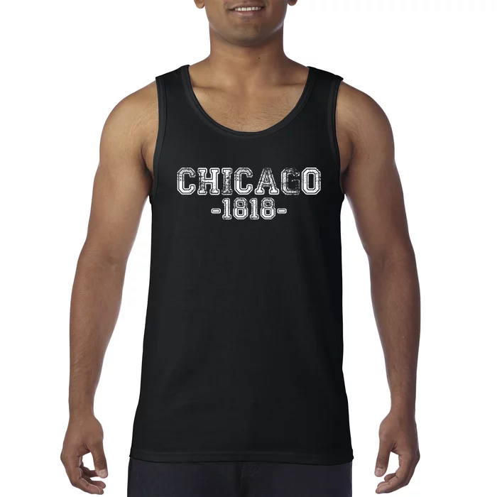 Chicago 1818 Retro Tank Top