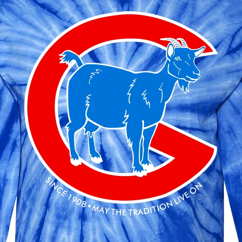 Chicago Billy Goat Since 1908 May the Tradition Live On Tie-Dye Long Sleeve Shirt