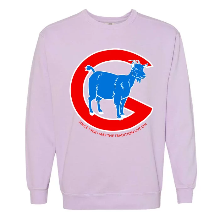 Chicago Billy Goat Since 1908 May the Tradition Live On Garment-Dyed Sweatshirt