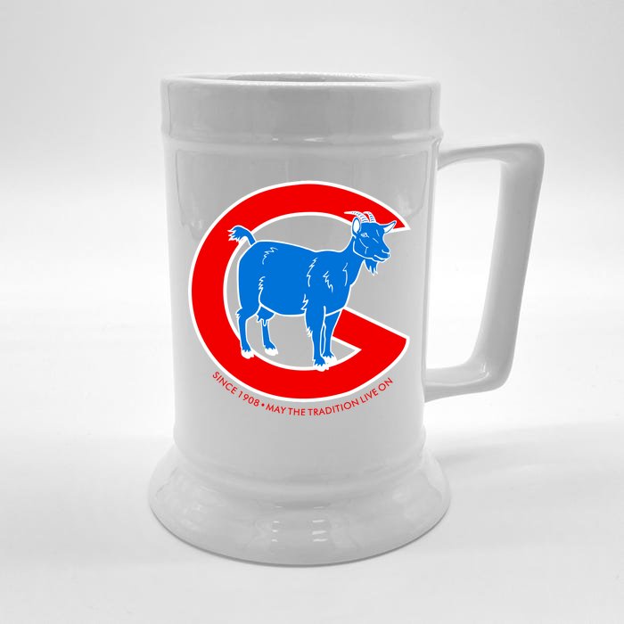 Chicago Billy Goat Since 1908 May the Tradition Live On Front & Back Beer Stein