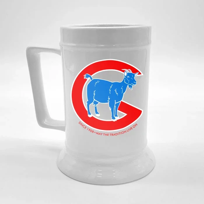 Chicago Billy Goat Since 1908 May the Tradition Live On Front & Back Beer Stein