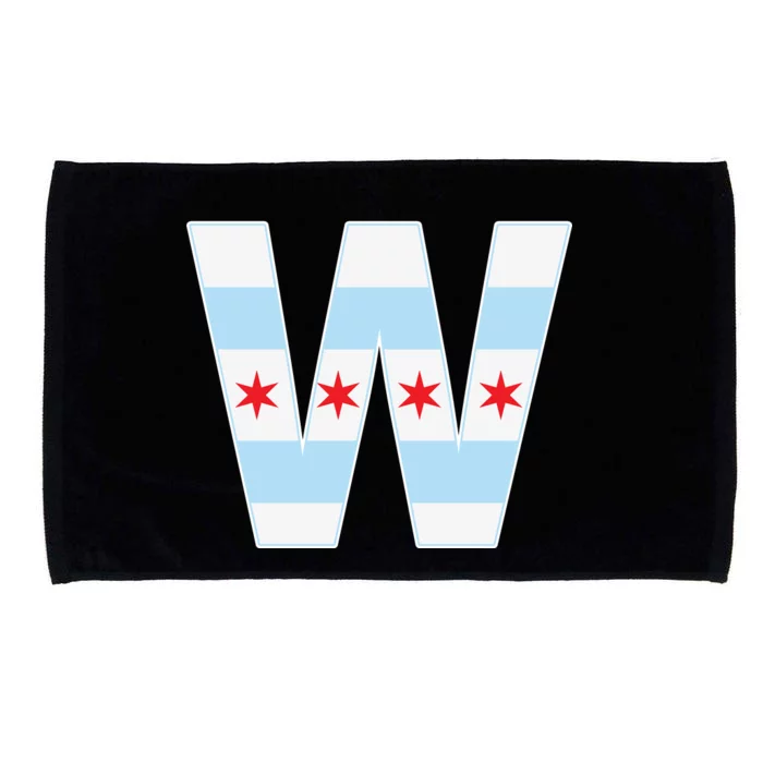 Chicago City Flag W Microfiber Hand Towel