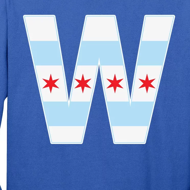 Chicago City Flag W Tall Long Sleeve T-Shirt