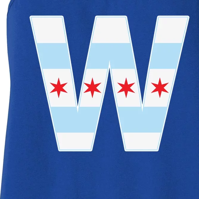 Chicago City Flag W Women's Racerback Tank