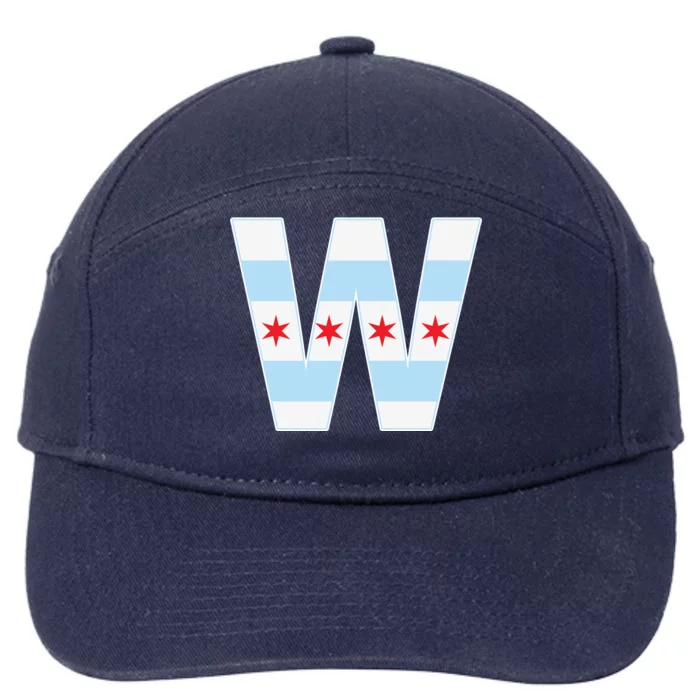 Chicago City Flag W 7-Panel Snapback Hat