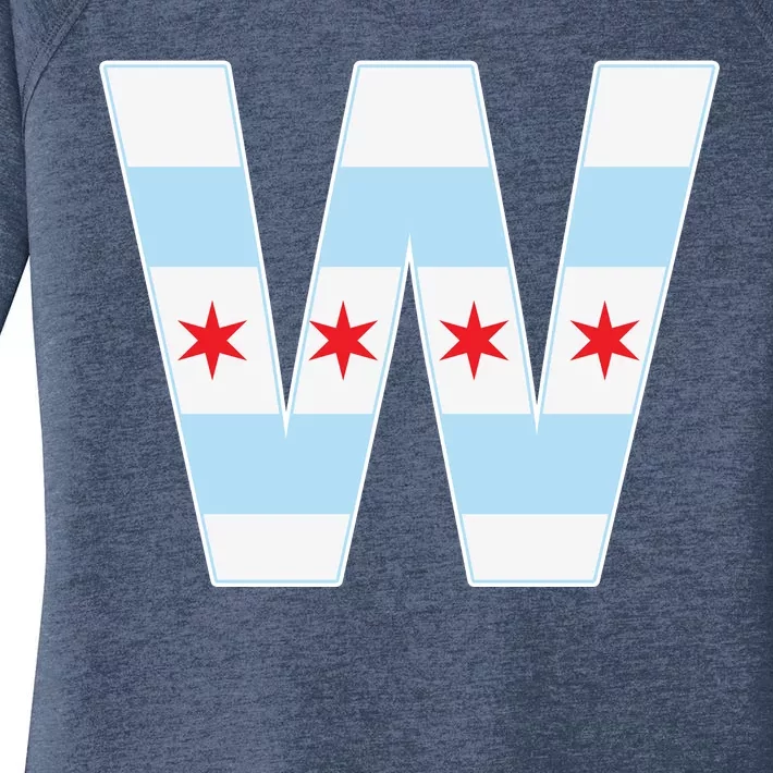 Chicago City Flag W Women's Perfect Tri Tunic Long Sleeve Shirt