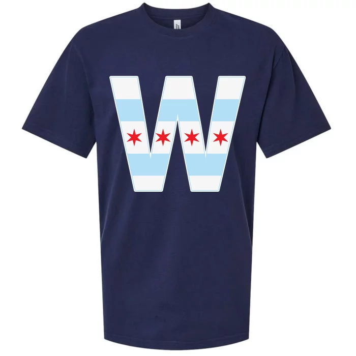 Chicago City Flag W Sueded Cloud Jersey T-Shirt