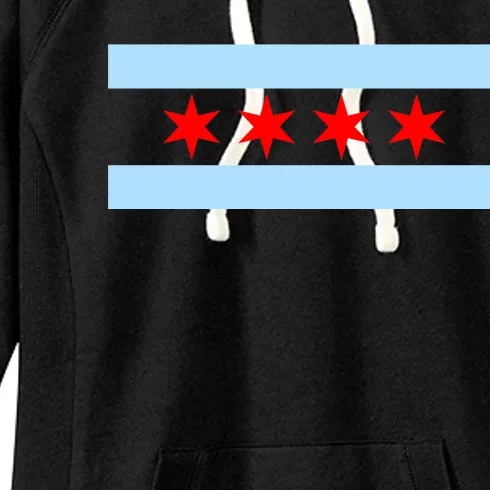 Chicago Flag Women's Fleece Hoodie