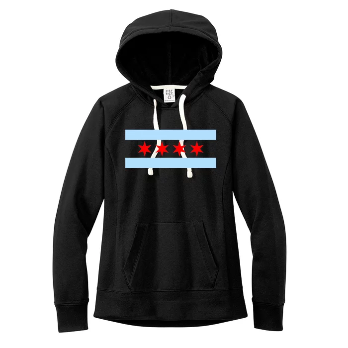 Chicago Flag Women's Fleece Hoodie