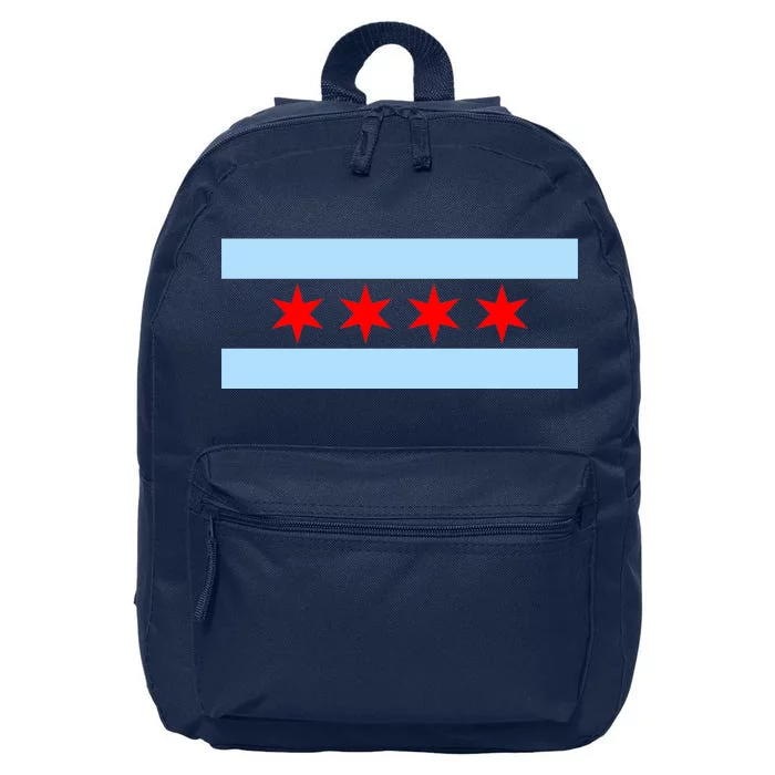 Chicago Flag 16 in Basic Backpack