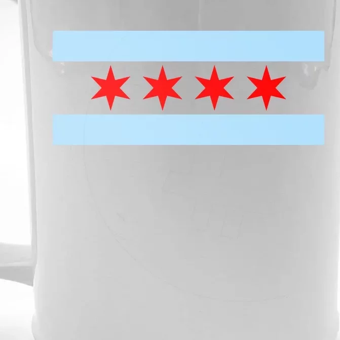 Chicago Flag Front & Back Beer Stein