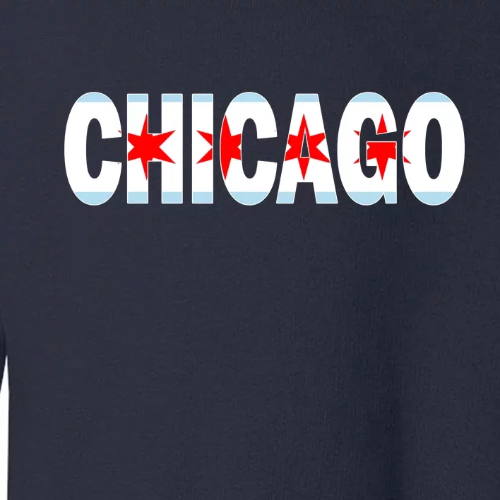 Chicago Flag Star Logo Toddler Sweatshirt