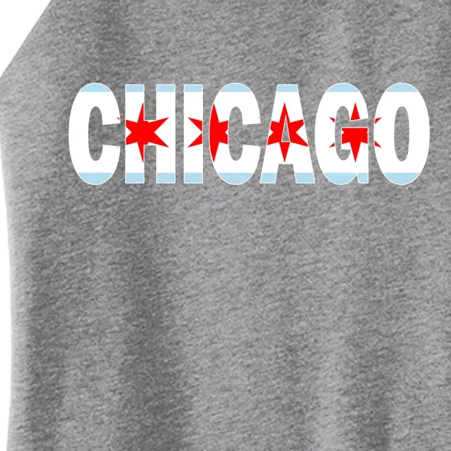 Chicago Flag Star Logo Women’s Perfect Tri Rocker Tank