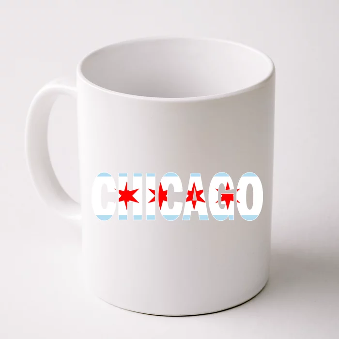 Chicago Flag Star Logo Front & Back Coffee Mug