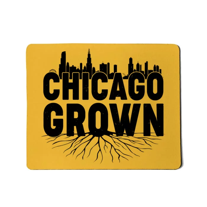 Chicago Grown Skyline Roots Mousepad