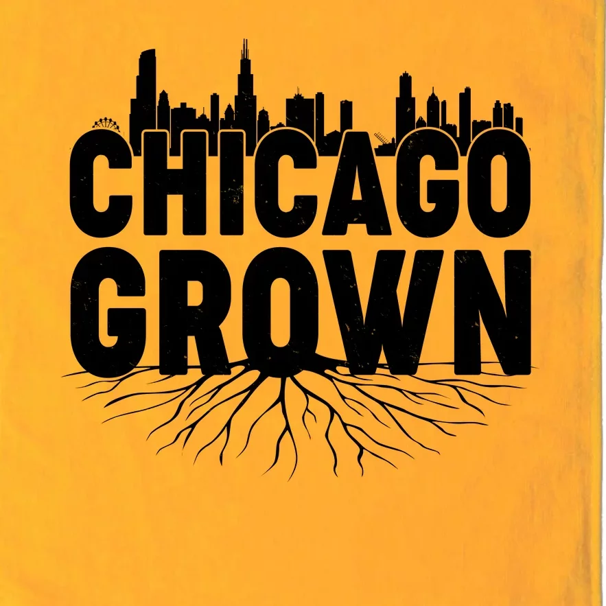 Chicago Grown Skyline Roots Platinum Collection Golf Towel