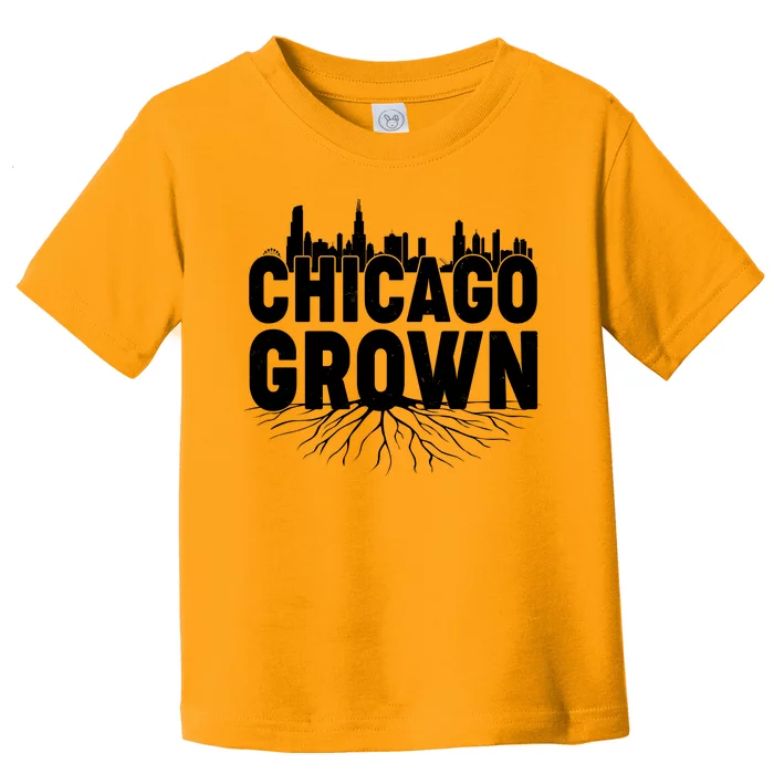 Chicago Grown Skyline Roots Toddler T-Shirt