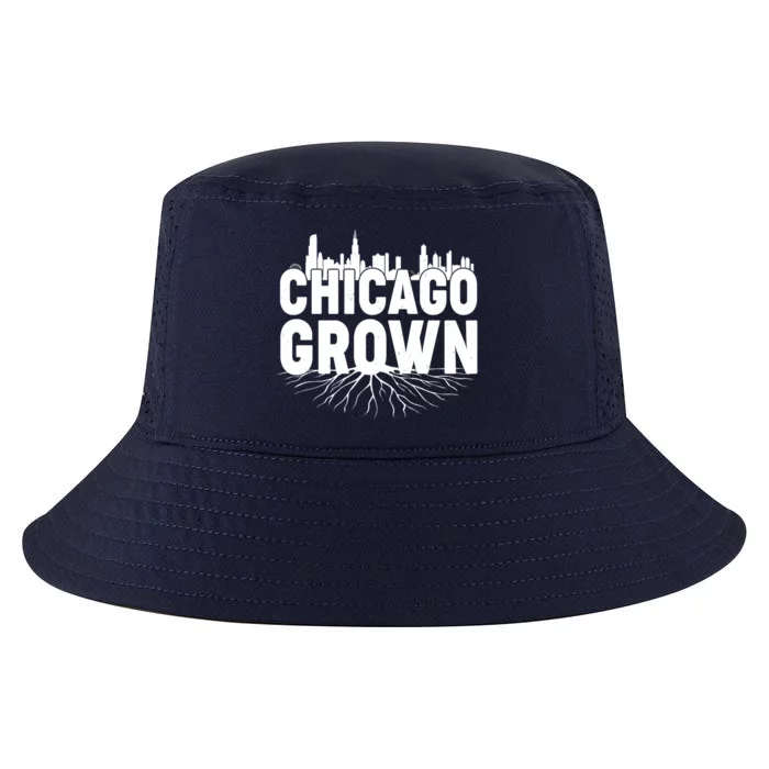 Chicago Grown Skyline Roots Cool Comfort Performance Bucket Hat