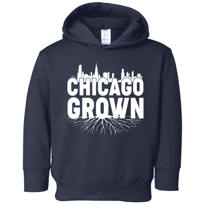 Chicago Grown Skyline Roots Toddler Hoodie