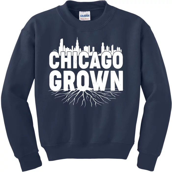 Chicago Grown Skyline Roots Kids Sweatshirt