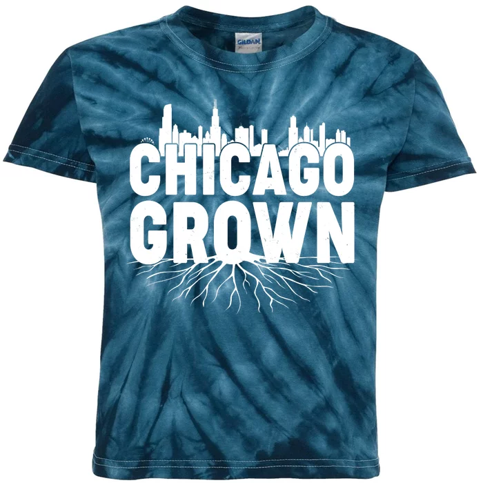 Chicago Grown Skyline Roots Kids Tie-Dye T-Shirt