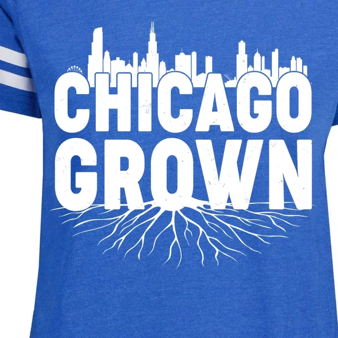 Chicago Grown Skyline Roots Enza Ladies Jersey Football T-Shirt