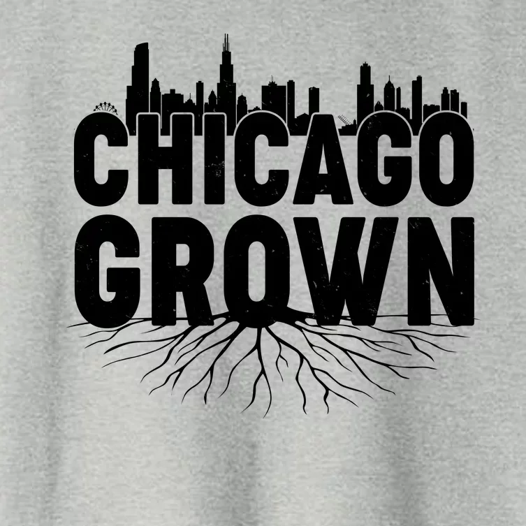 Chicago Grown Skyline Roots Women's Crop Top Tee