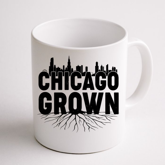 Chicago Grown Skyline Roots Front & Back Coffee Mug