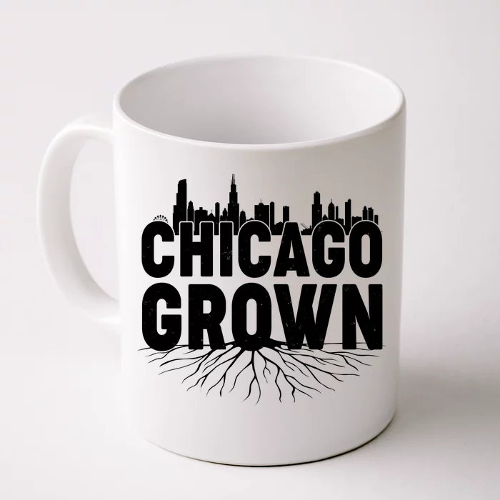 Chicago Grown Skyline Roots Front & Back Coffee Mug