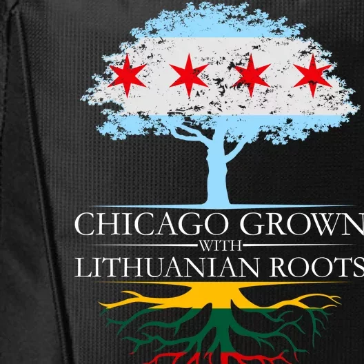 Chicago Grown With Lithuanian Roots City Backpack