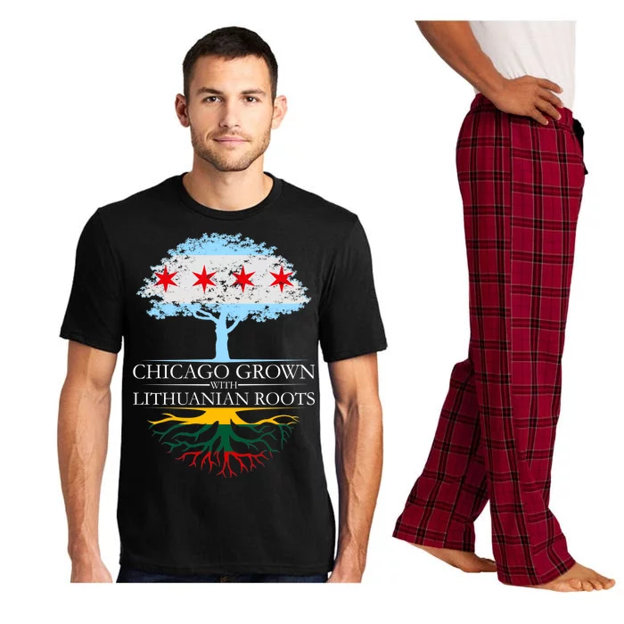 Chicago Grown With Lithuanian Roots Pajama Set