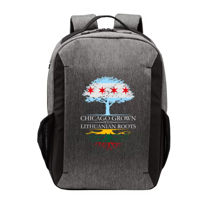 Chicago Grown With Lithuanian Roots Vector Backpack