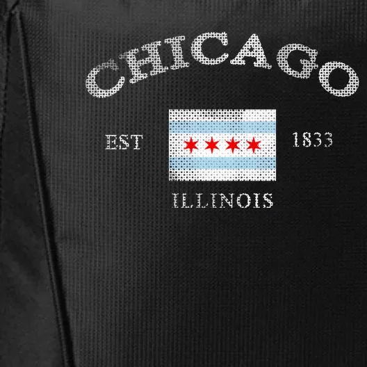 Chicago Illinois Est 1833 City Backpack