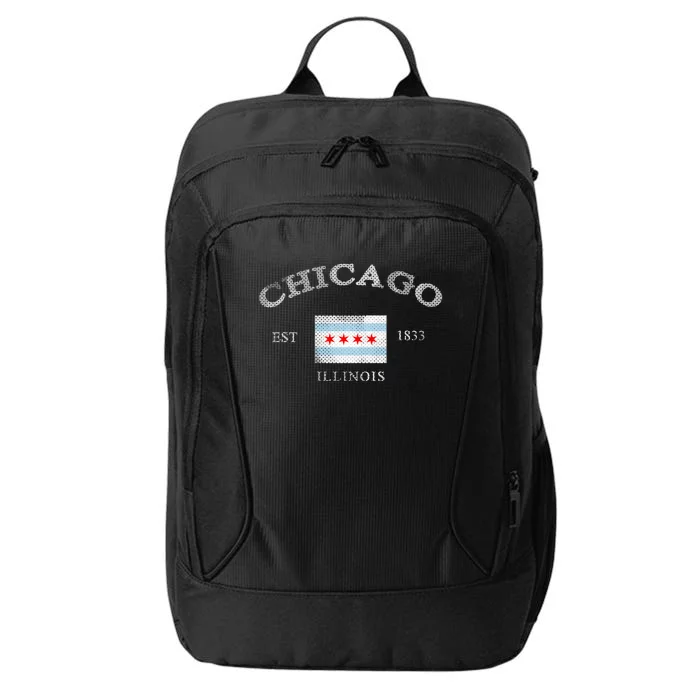 Chicago Illinois Est 1833 City Backpack