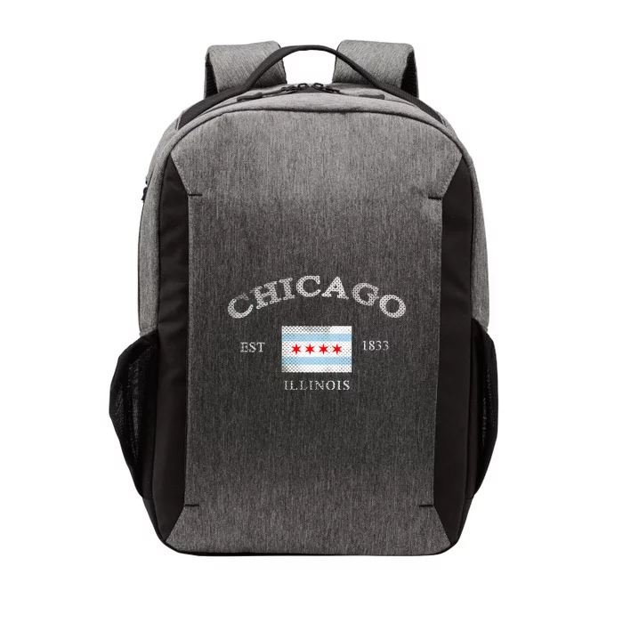 Chicago Illinois Est 1833 Vector Backpack