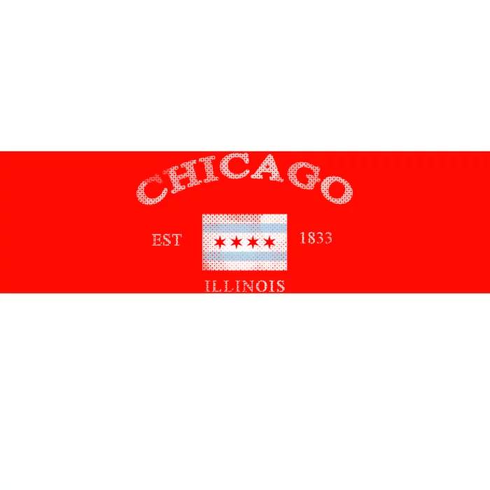 Chicago Illinois Est 1833 Bumper Sticker