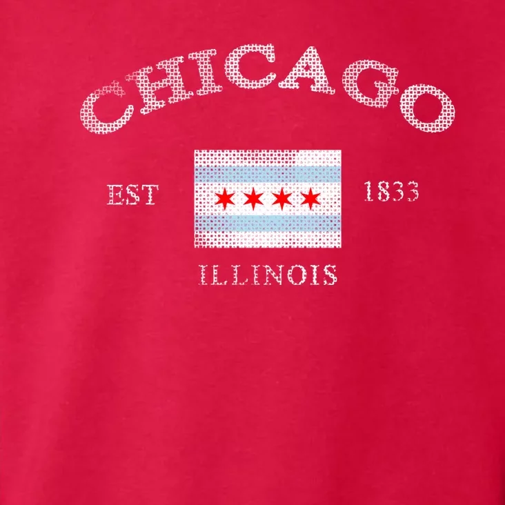 Chicago Illinois Est 1833 Toddler Hoodie