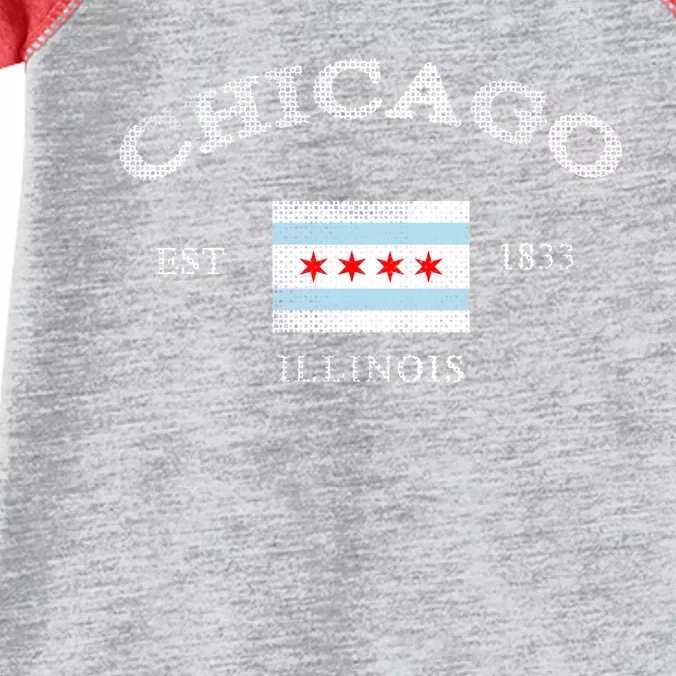 Chicago Illinois Est 1833 Infant Baby Jersey Bodysuit