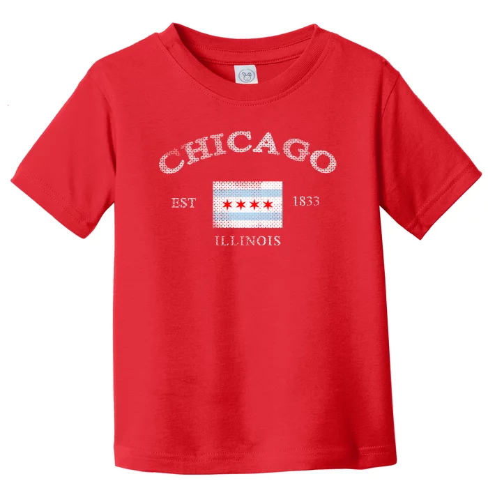 Chicago Illinois Est 1833 Toddler T-Shirt