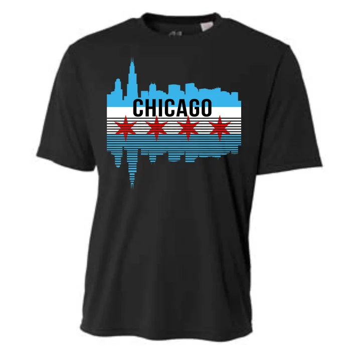 Chicago Skyline Cooling Performance Crew T-Shirt