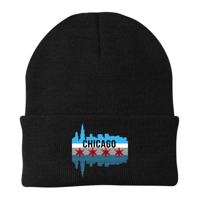 Chicago Skyline Knit Cap Winter Beanie