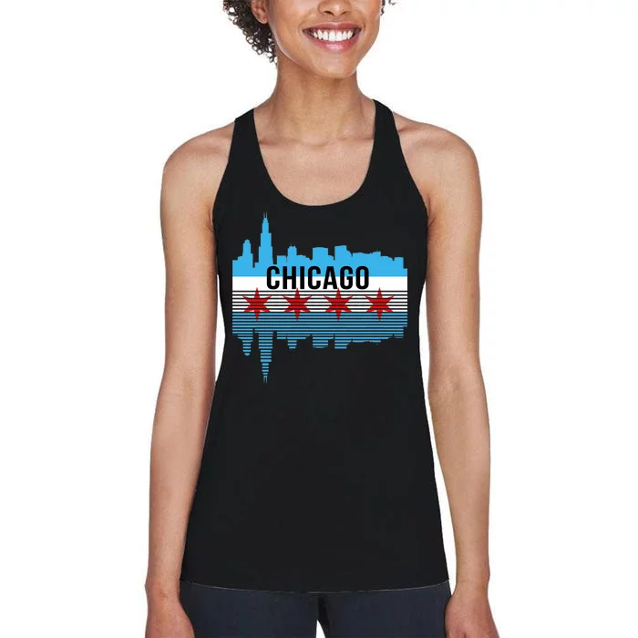 Chicago Skyline Women's Racerback Tank