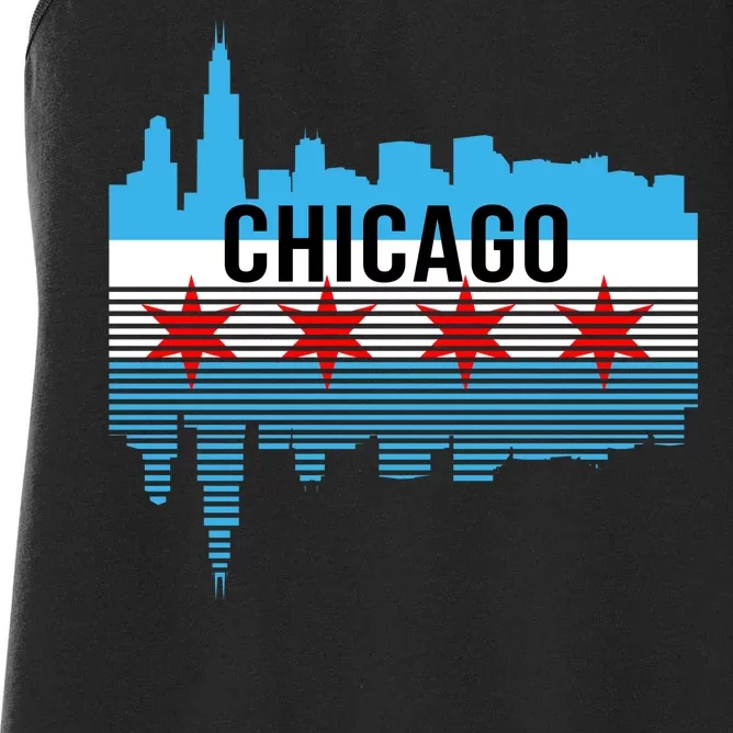 Chicago Skyline Women's Racerback Tank