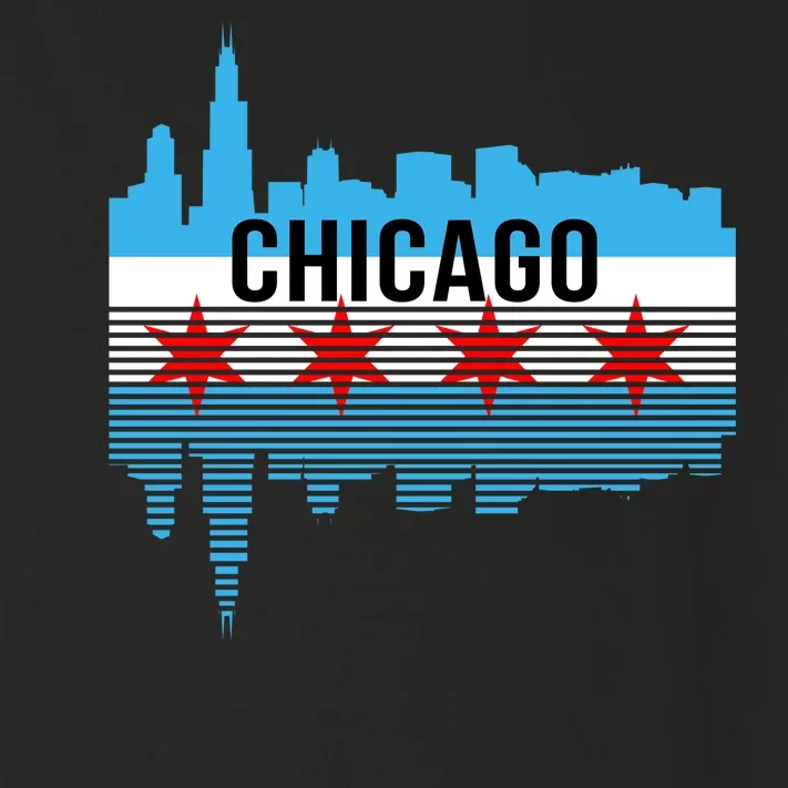 Chicago Skyline Toddler Long Sleeve Shirt